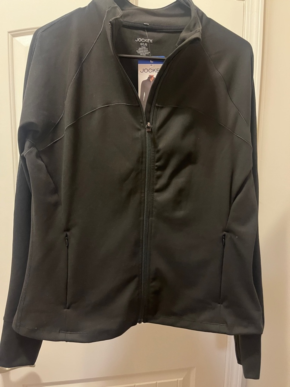 Jockey Black Full-Zip Performance Jacket